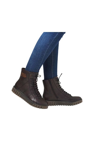 Rieker Red Booties Womens Shoes