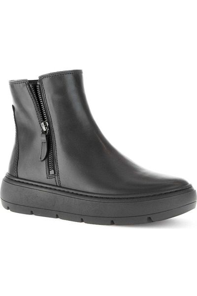 GABOR Black Booties Womens Shoes