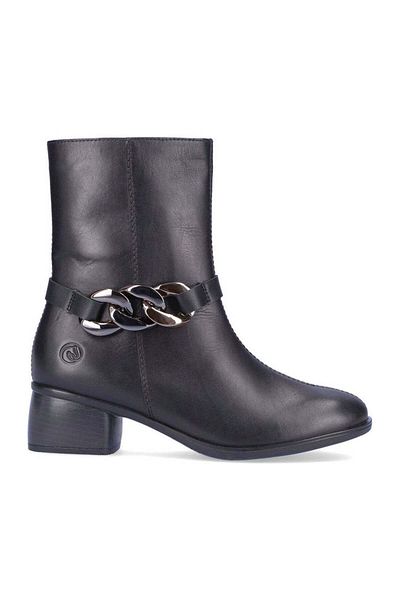 Remonte Black Booties Womens Shoes