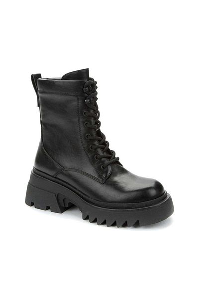 Betsy Black Booties Womens Shoes