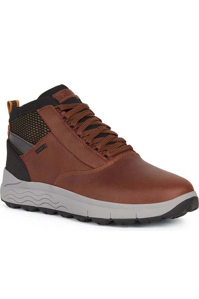 Geox Brown Booties Mens Shoes