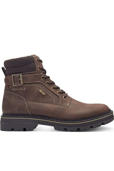 s.Oliver Brown Booties Mens Shoes