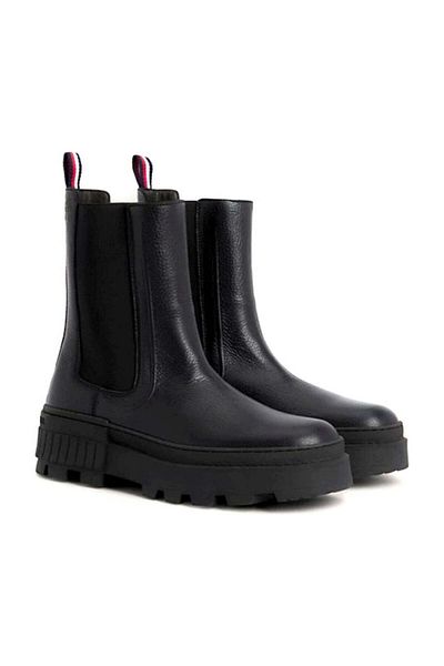 Tommy Hilfiger Cizme negre Pantofi barbati