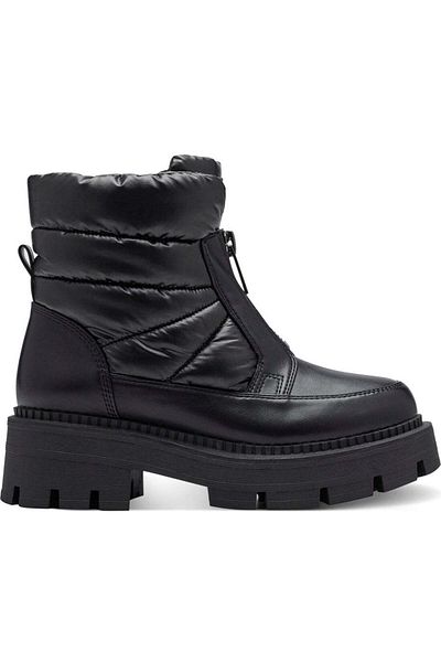 Tamaris Black Booties Womens Shoes