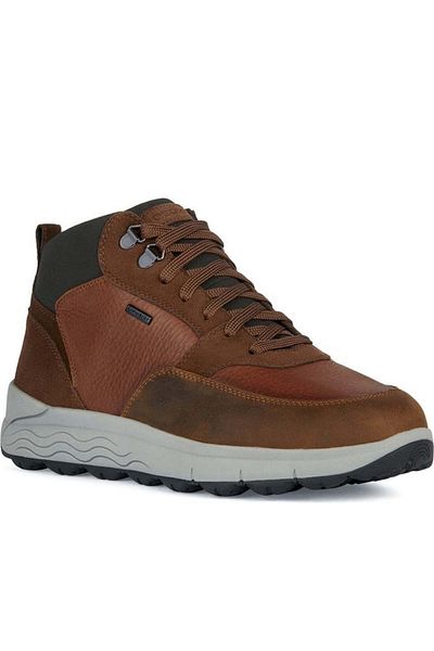Geox Brown Booties Mens Shoes