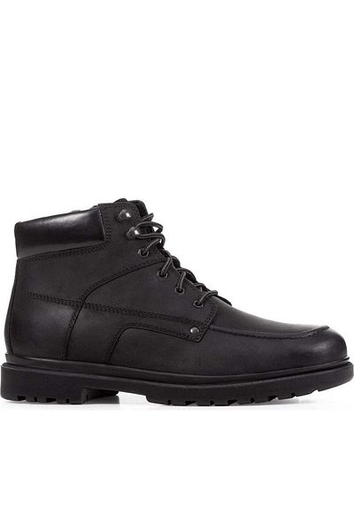 Geox Black Booties Mens Shoes