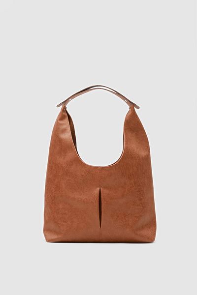 Shule Bags Τσάντα ώμου Zaura Casual Καφέ