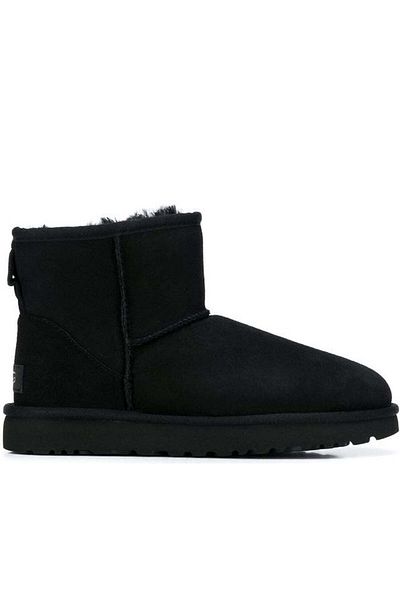 UGG Black Booties Womens Shoes