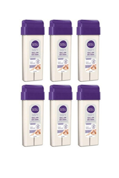Sesu Roll On Sir Ağda Soft 100 ml 6 Adet li Paket