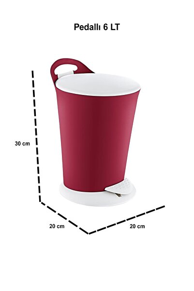 Smartware Carmen - Penguin Pedal Trash Can and Toilet Bowl Brush Set