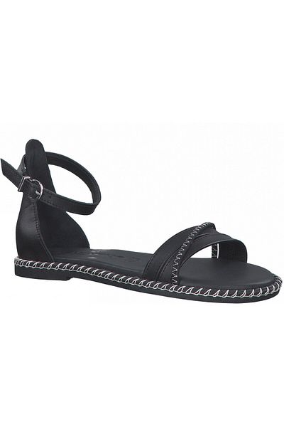 Tamaris Black Sandals Womens Shoes