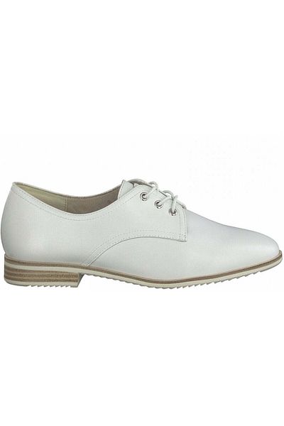 Tamaris White Flats Womens Shoes