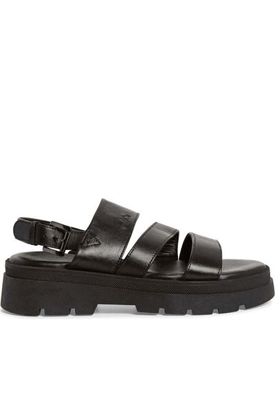 s.Oliver Black Sandals Womens Shoes