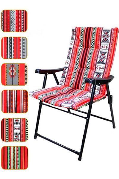 Cady One Portable Folding Lightweight Camping Chair for Camping, Hiking, Garden (Pattern May Vary)