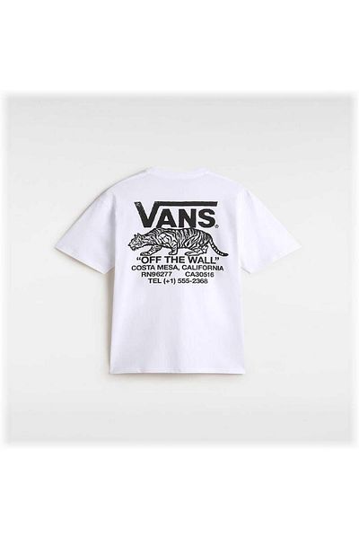 Vans Tricou alb Sneaky SS pentru bărbați - VN000M3YWHT1
