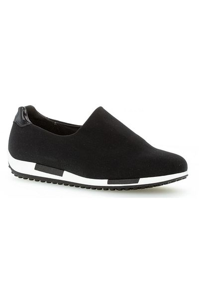 GABOR Black Flats Womens Shoes