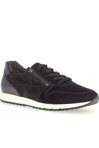 GABOR Black Flats Womens Shoes