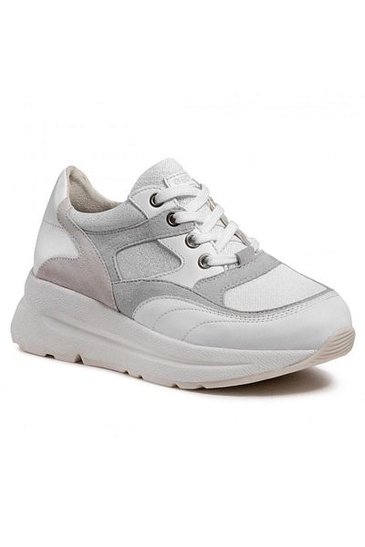 Geox Pantofi albi pentru femei