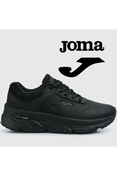 Joma Aries Memory Foam Non-Slip Sole Walking Shoes Unisex Sports Shoes Black