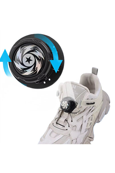 Schulzz Pratik Otomatik Mekanik Çevirme Mekanizmalı Ayakkabı Bağcık 110 CM Siyah