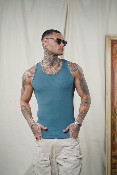 Butik Trend We Camisole Fabric Slim Fit Fit Men's Undershirt