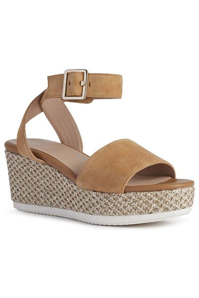 Geox Brown Sandals Womens Shoes