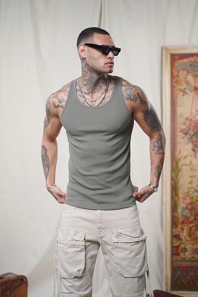 Butik Trend We Camisole Fabric Slim Fit Fit Men's Undershirt