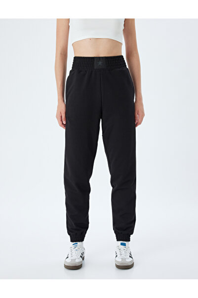 Koton Ψηλόμεση τσέπη Χαλαρή κοπή Jogger Sweatpants