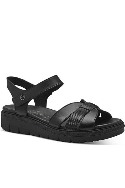Tamaris Black Sandals Womens Shoes