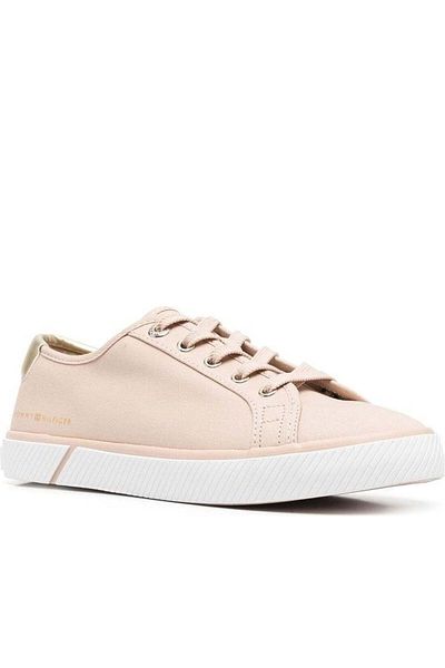 Tommy Hilfiger Pink Trainers Womens Shoes