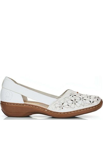 Rieker White Sandals Womens Shoes