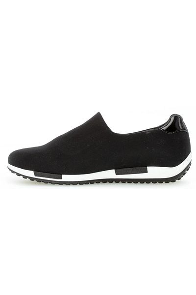 GABOR Black Flats Womens Shoes