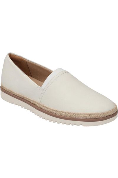 CLARKS White Flats Womens Shoes