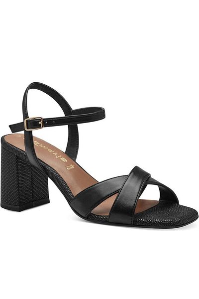 Tamaris Black Sandals Womens Shoes