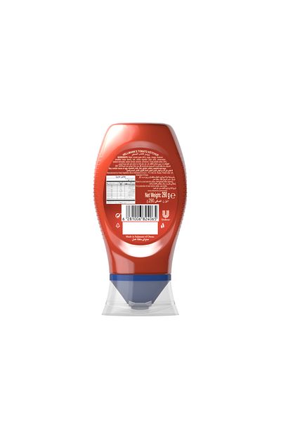 Hellmann's Tomato Ketchup, Classic Flavour, 100% Recycled Plastic Bottle, 290g