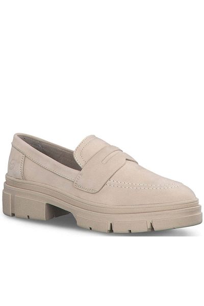 Tamaris Beige Flats Womens Shoes