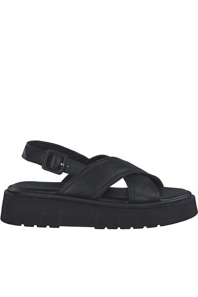 s.Oliver Sandale negre Pantofi dama