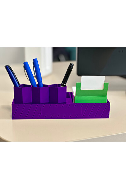 Store Home and Office Decorative Desktop Organizer Organizer Pencil Case Purple - Name Printable