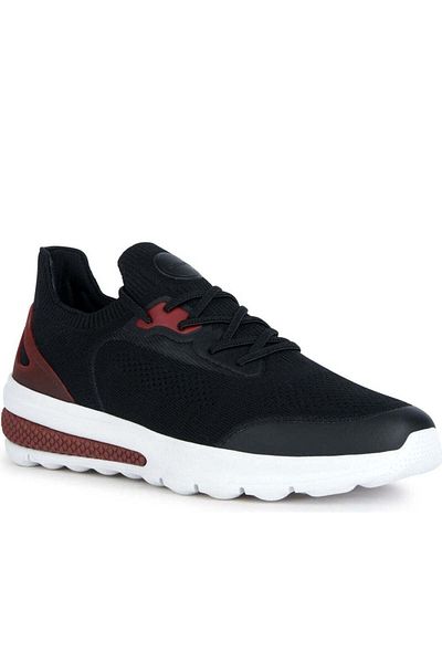 Geox Black Trainers Mens Shoes
