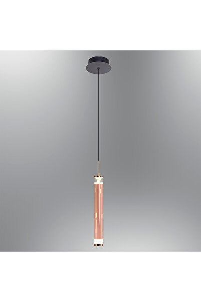 Özcan Aydınlatma 2824-1A-10 Flute TEKLİ SARKIT PEMBE