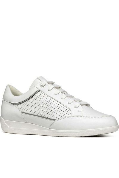 Geox Pantofi albi pentru femei