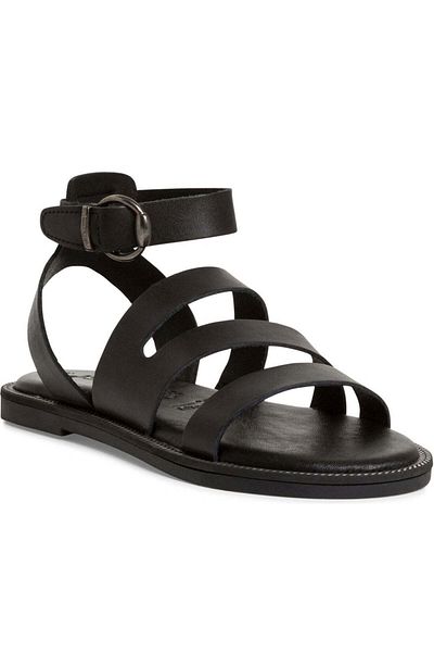 Tamaris Black Sandals Womens Shoes