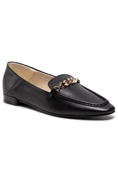 Vagabond Black Flats Womens Shoes