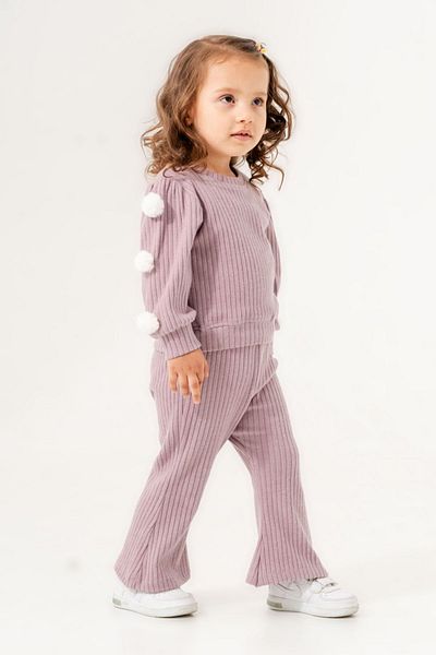 HAUSEkids 1-9 Years Pon Pon Sugar Girls' Suit -Lilac-