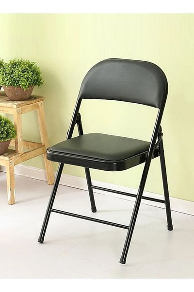 Cady One Easy Storage Foldable Metal Chair for Office Meetings Folding Chair for Home, Office and Dining