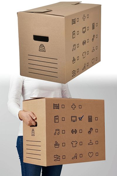 Binbirreyon Organize Transport Box 54Lt Storage Pantry Garage Bin 50X31X40Cm 30kg Dd047