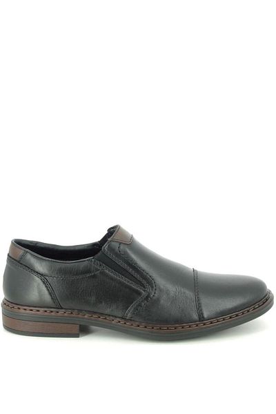 Rieker Black Flats Mens Shoes