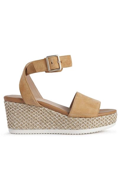 Geox Brown Sandals Womens Shoes