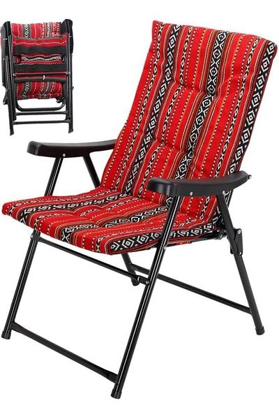 Cady One High Quality Folding Camping Chair Lightweight Padded Folding High Back Camping Chair for Camping