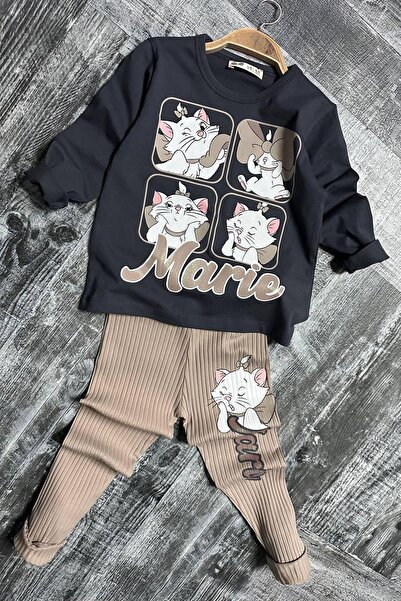 Minigimin Cicileri Минигин Чицири Мари с принт и шнурчета, комплект за момиче...